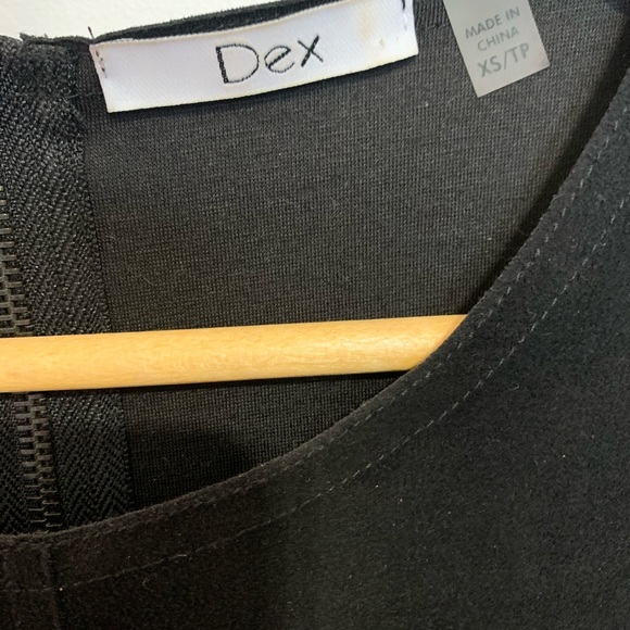 Black DEX Suede Mini Dress - Picture 2 of 2